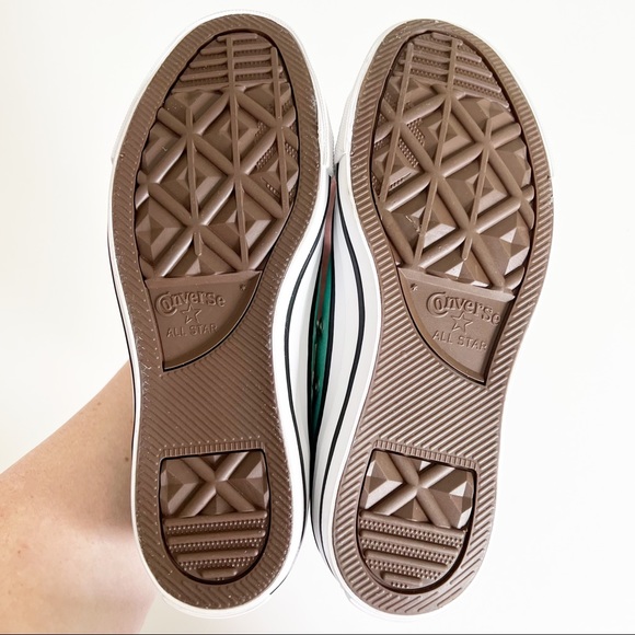 Converse Chuck Taylor All Star Ombre Rainbow High Top Sneakers Men’s 3 NWOB - Picture 9 of 15